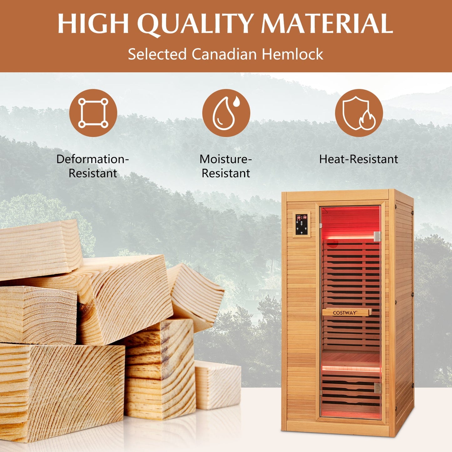 Far Infrared Sauna Room