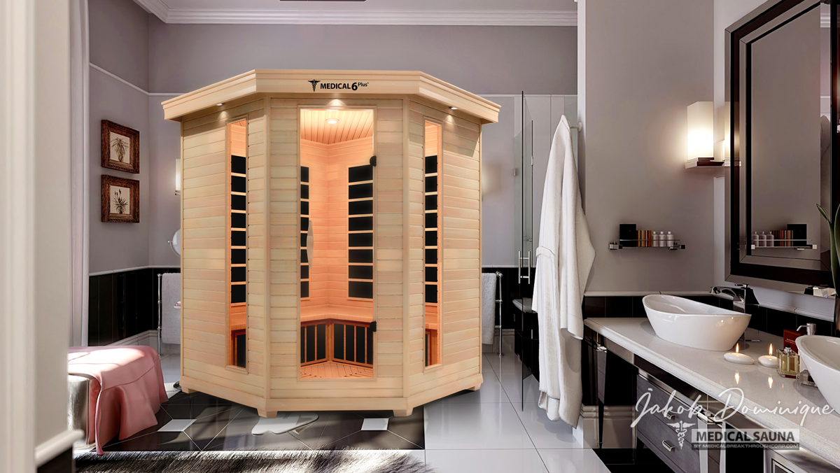 6 Person Indoor Infrared Full Spectrum Sauna | Medical 6 Plus™