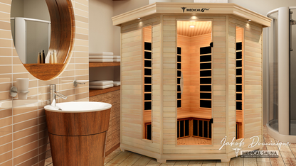 6 Person Indoor Infrared Full Spectrum Sauna | Medical 6 Plus™
