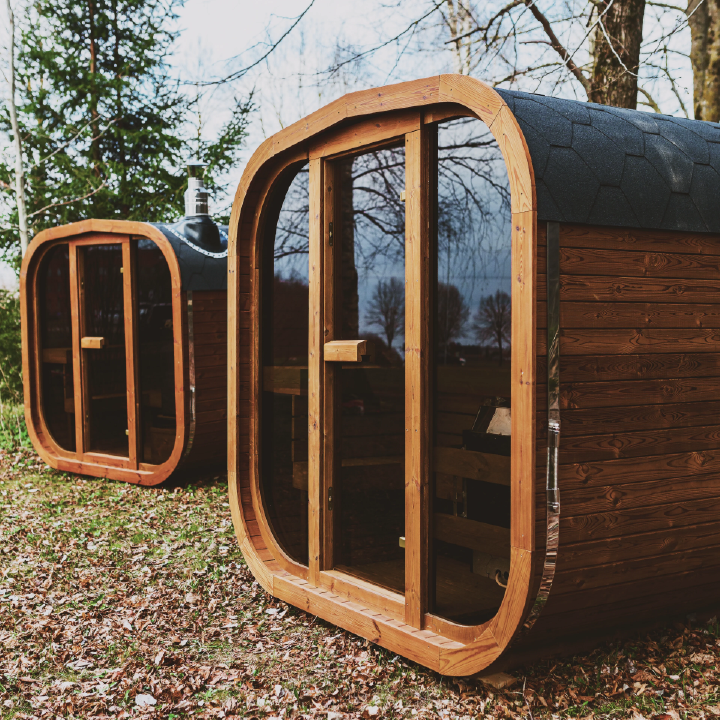 Patio Elegance Outdoor Sauna MW12 ThermoWood for Your Perfect Backyard Retreat