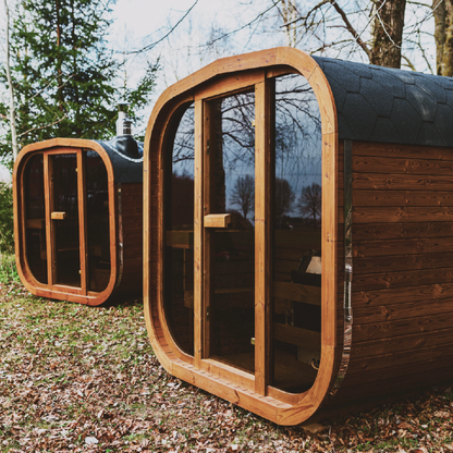 Patio Elegance Outdoor Sauna MW12 ThermoWood for Your Perfect Backyard Retreat