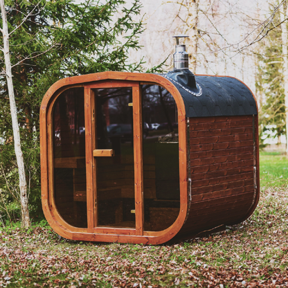 Patio Elegance MW16 ThermoWood Outdoor Sauna - Premium Outdoor Relaxation Experience