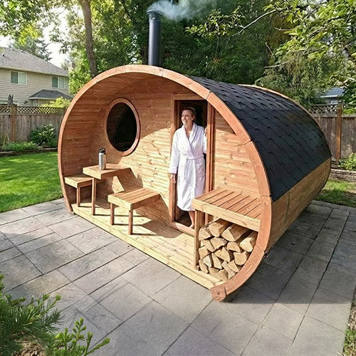 SaunaLife Model G11 Outdoor Home Sauna Kit
