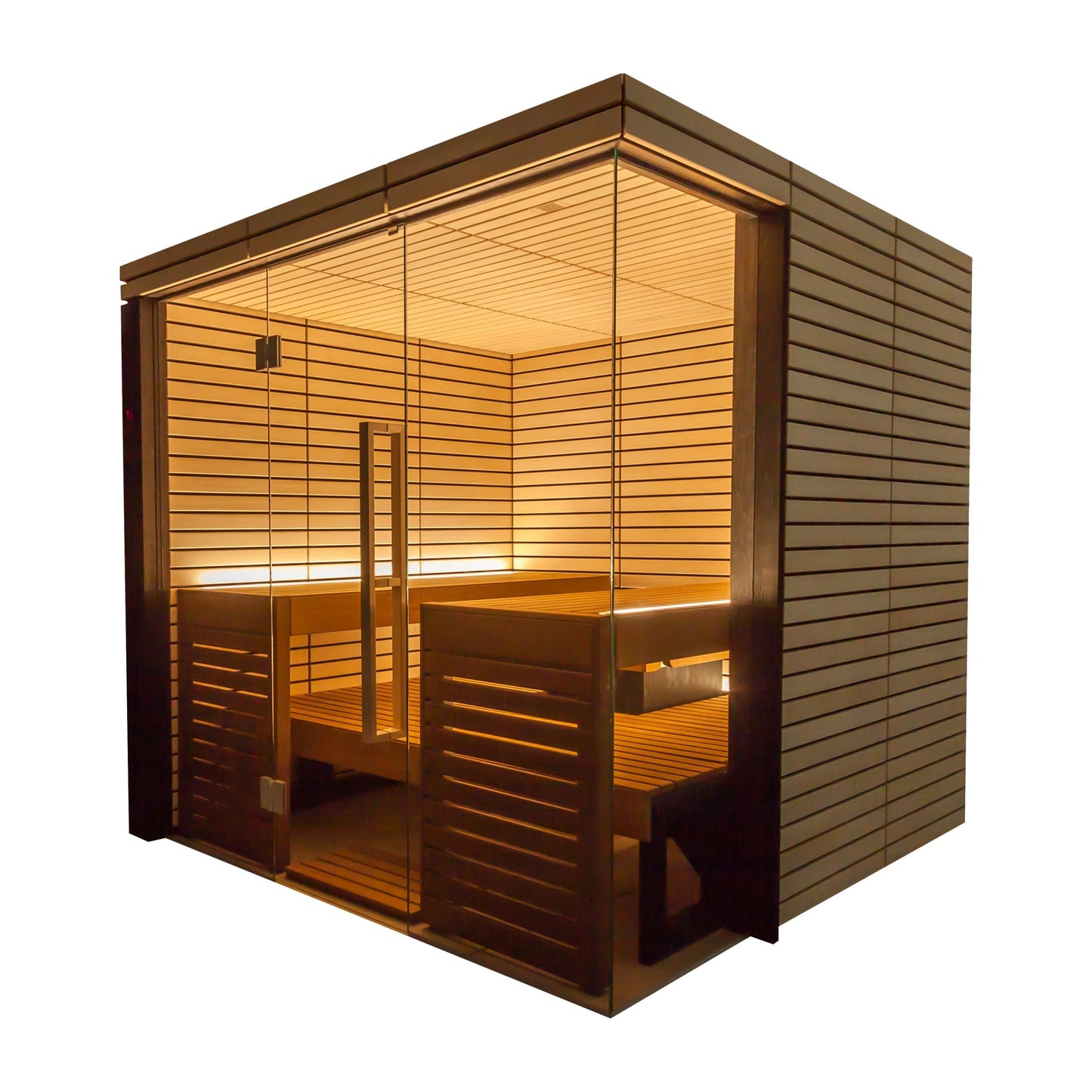 Harvia Lindea View - Thermo-Lime Wood, 2-6 Person, Indoor Sauna