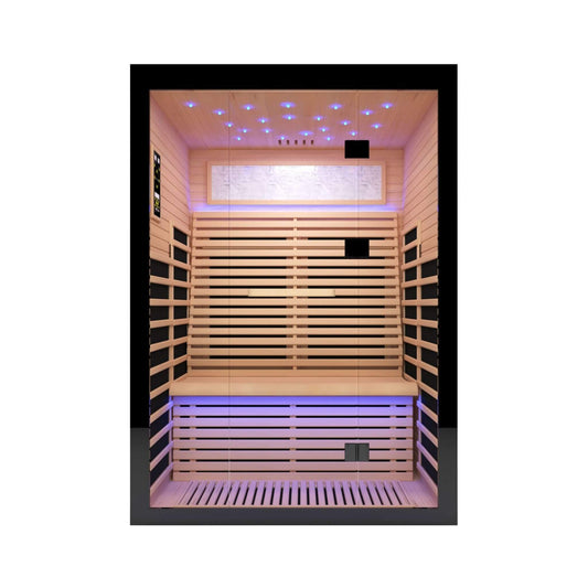 Thermora Luxury 2-Person Canadian Hemlock Wood Far Infrared Home Sauna (SAK56874)