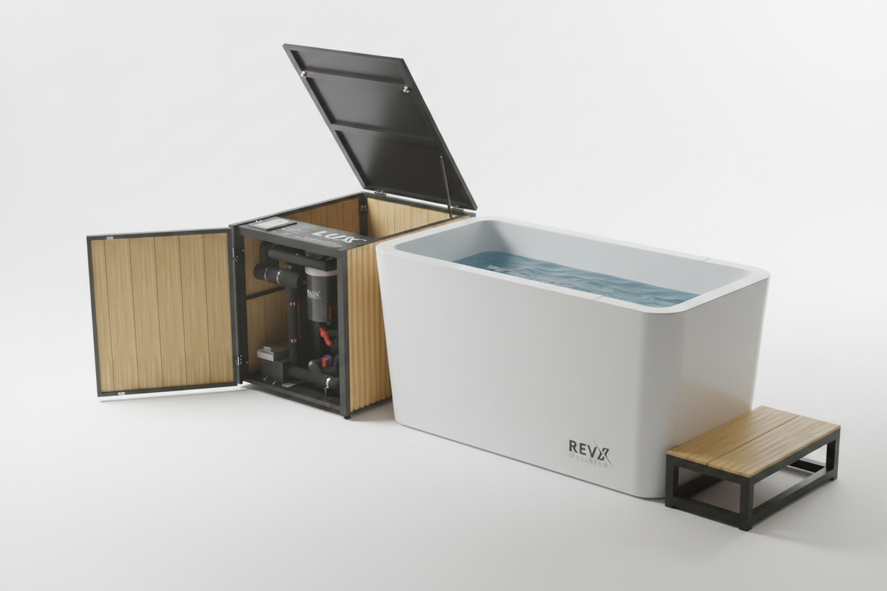 RevX Cold Plunge Tub + LUX Chiller